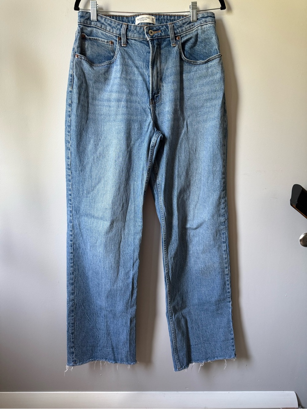 Abercrombie & Fitch Light Wash Straight-Leg Women's Jeans